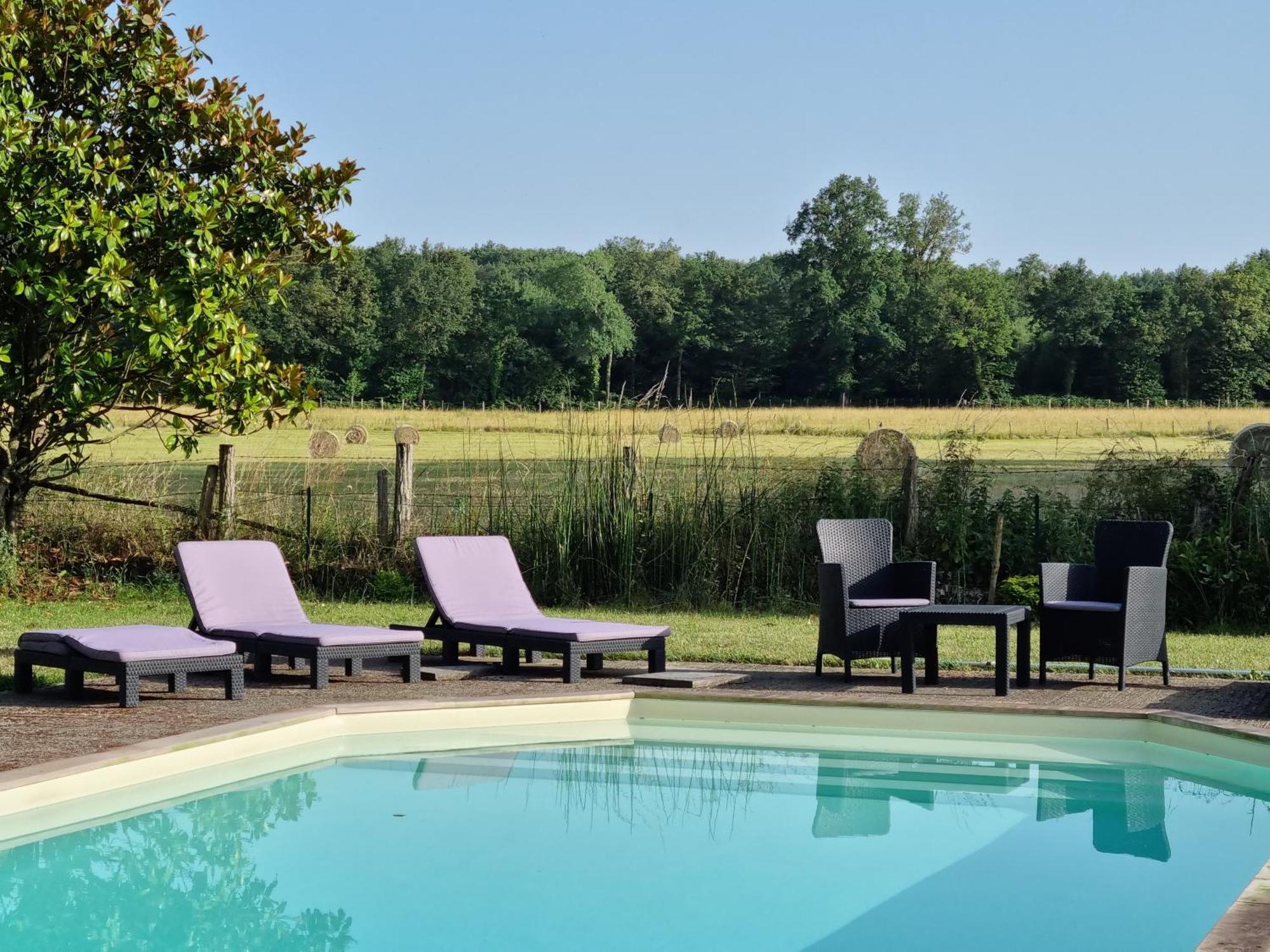 L'Aupinouse Chambre Double La Suze-sur-Sarthe エクステリア 写真